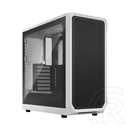 Fractal Design Focus 2 RGB White TG Clear Tint ház (ATX, ablakos, fehér)