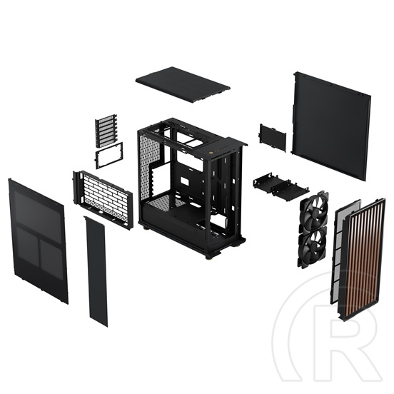 Fractal Design North - Mesh (ATX, fekete)