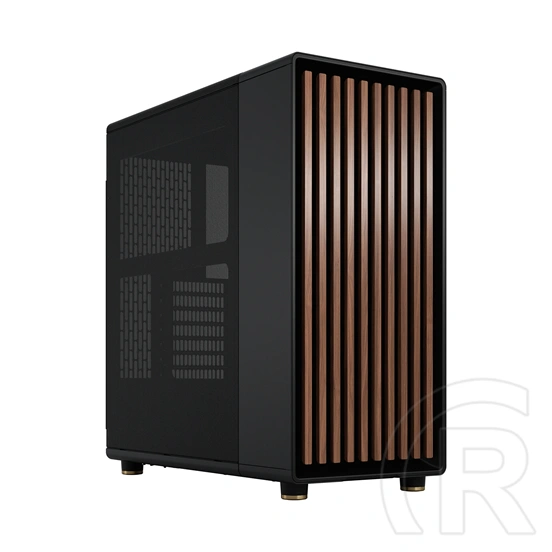 Fractal Design North Charcoal Black TGD ház (ATX, ablakos, fekete)