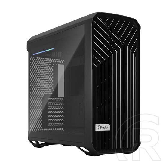 Fractal Design Torrent (E-ATX, ablakos, világos fekete)