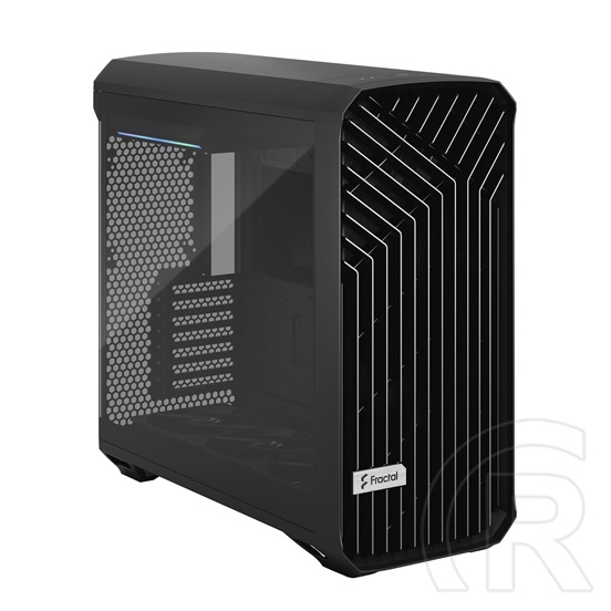 Fractal Design Torrent (E-ATX, ablakos, világos fekete)