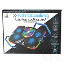 Froggiex notebook hűtőpad és telefontartó (NitroCooling, FX-PC-P1-BL)