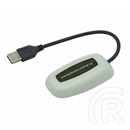 Froggiex vezeték nélküli kontroller + adapter (Xbox 360/PC kompatibilis, fehér)