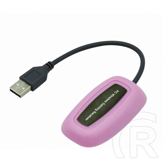 Froggiex vezeték nélküli kontroller + adapter (Xbox 360, PC, rózsaszín)