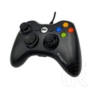 Froggiex vezetékes kontroller (Xbox 360, PC kompatibilis, fekete)