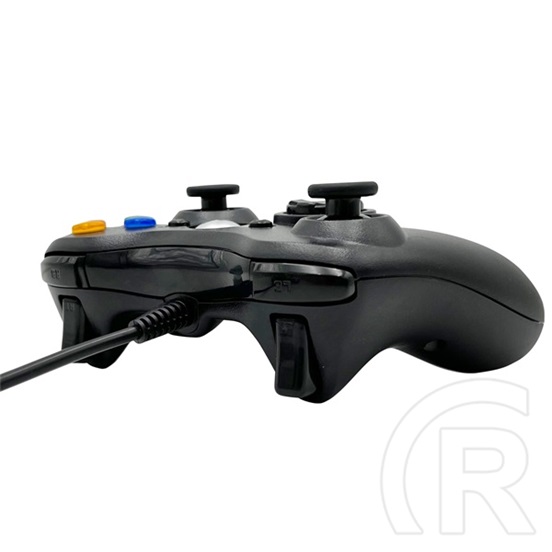 Froggiex vezetékes kontroller (Xbox 360, PC kompatibilis, fekete)