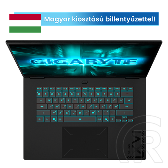 Gigabyte Gaming A16 3VH (16" WUXGA (165Hz), AMD Ryzen 7 260 (8C/5.1Ghz), 16GB, 1TB SSD, RTX 5060, Magyar billentyű)