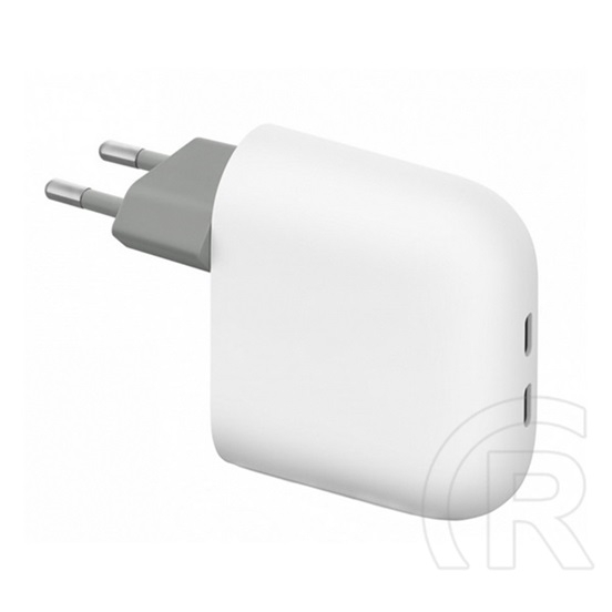 GOOGLE google pixel flex hálózati töltő 2 type-c aljzat (67w, pd gyorstöltő) fehér