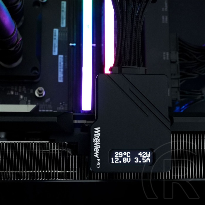 GPU fogyasztásmérő Thermal Grizzly WireView 90 GPU, 1x 12VHPWR normál ...