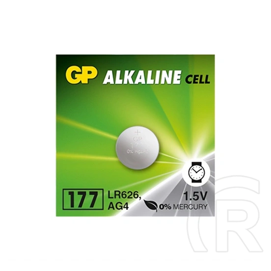 GP gombelem (177, 1.5v, lítium) 1db/csomag