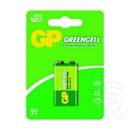 GP greencell elem (6f22, 1604glf-u1, 9v, cink-karbon) 1db/csomag