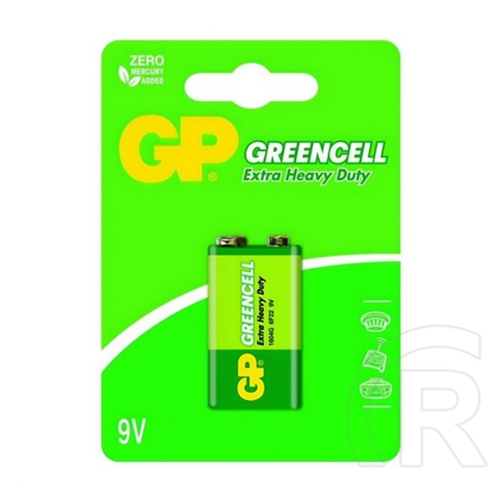 GP greencell elem (6f22, 1604glf-u1, 9v, cink-karbon) 1db/csomag