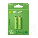 GP recyko elem (aa, 1.2v, 1300mah ni-mh, újratölthető) 2db/csomag