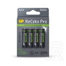GP recyko+ pro fast flash elem (aa, 1.2v, 2000mah ni-mh, újratölthető) 4db/csomag