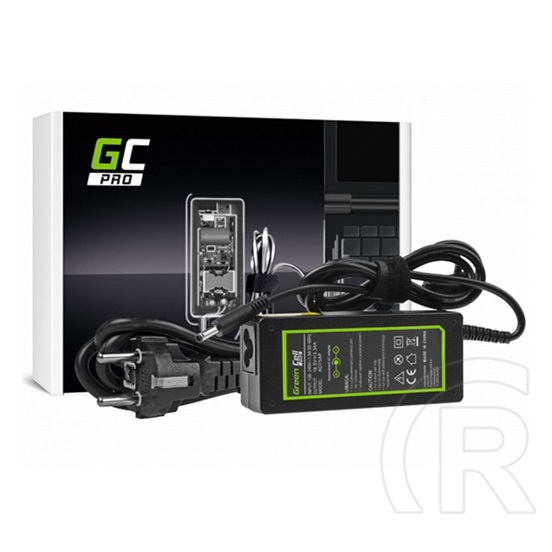 GREEN CELL PRO töltő és AC adapter (19,5V / 3,34A, 65W, kerek tüskével (4.5-3.0mm), Dell Inspiron 15 3543 3558 3) FEKETE
