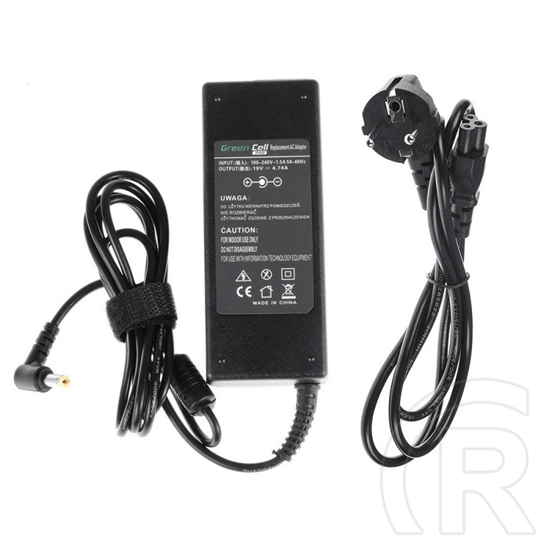 GREEN CELL PRO töltő és AC adapter (19V / 4,74A, 90W, Acer Aspire 5733 5749 5749Z 5750 5750G 7750G V3-531 V3-551) FEKETE