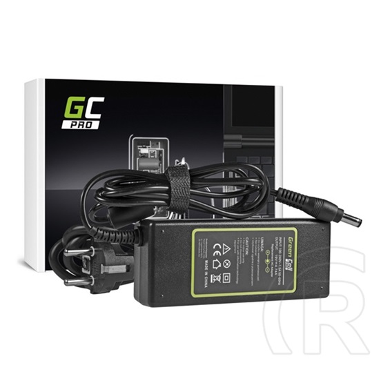 GREEN CELL PRO töltő és AC adapter (19V / 4,74A, 90W, Asus A52 K50IJ K52 K52F K52J K53S K53SV X52 X52J X53S X53U) FEKETE