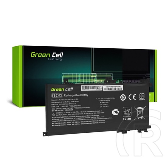 GREEN CELL akkumulátor (TE04XL kompatibilis) HP Omen 15-AX202NW 15-AX205NW 15-AX212NW 15-AX213NW, HP Pavilion 15-BC501NW
