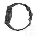 Garmin Fenix E Slate grey steel with Black silicone band