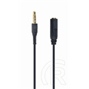 Gembird 4-pin cross adapter 3,5 mm L-R-MIC-GND (F) to 3.5 mm stereo L-R-GND-MIC (M)