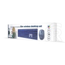 Gembird Backlight Pro Business Slim vezeték nélküli desktop set (US, fekete)