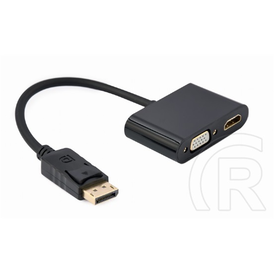 Gembird DisplayPort (M) - HDMI (F) - VGA (F) adapter (10 cm)