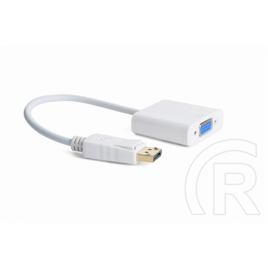 Gembird DisplayPort (M) - VGA (F) adapter 15cm fehér