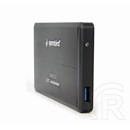 Gembird EE2-U3S-2 külső ház (2,5", SATA, USB 3.0, fekete)