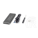 Gembird EE2280-U3C-01 külső ház (M.2, USB 3.0, fekete)