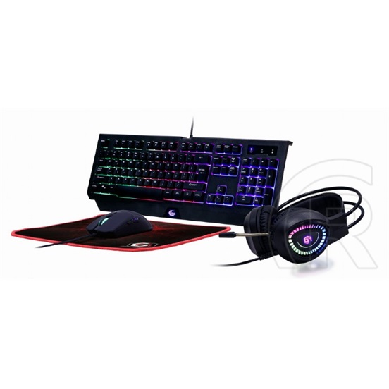 Gembird GGS-UMGL4-01-HU Phantom 4-in-1 Backlight gamer kit (HU, fekete)