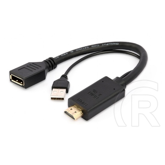 Gembird HDMI > DisplayPort adapter (4K, Aktív)