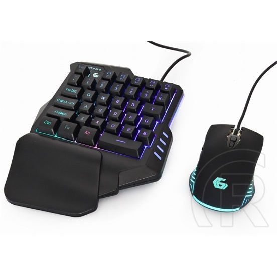 Gembird Ivar Twin billentyűzet + egér (US, USB, fekete)