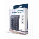 Gembird KPD-W-02 wireless numpad (USB, fekete)