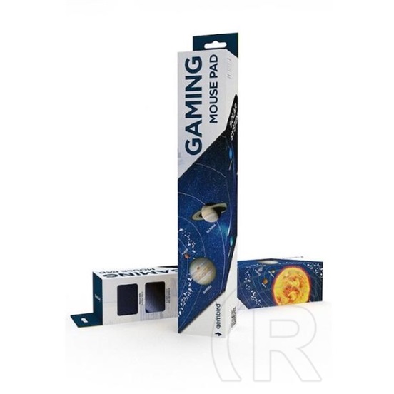 Gembird MP-SOLARSYSTEM-XL-01 Mouse Pad (fekete)