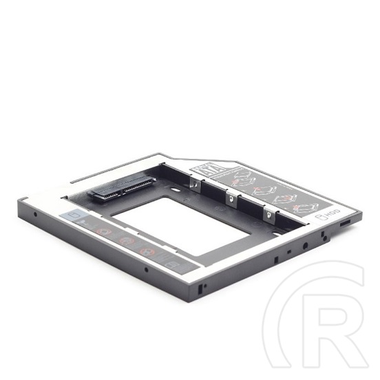 Gembird SATA HDD/SSD keret notebook optikai meghajtó helyére (9,5 mm)