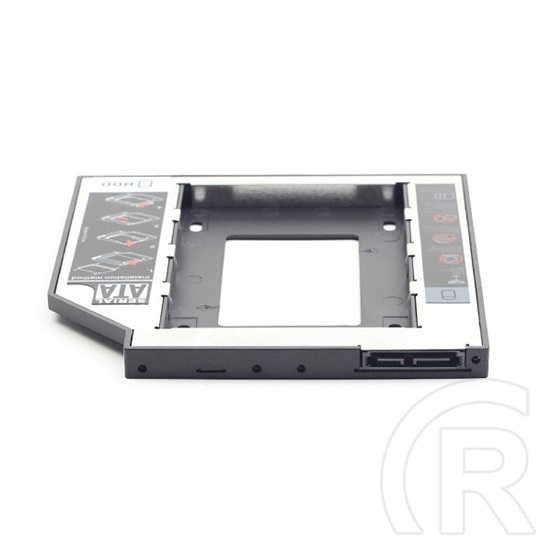 Gembird SATA HDD/SSD keret notebook optikai meghajtó helyére (9,5 mm)