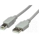 Gembird USB-A 2.0 - USB-B 2.0 adatkábel (1,8 m, szürke)