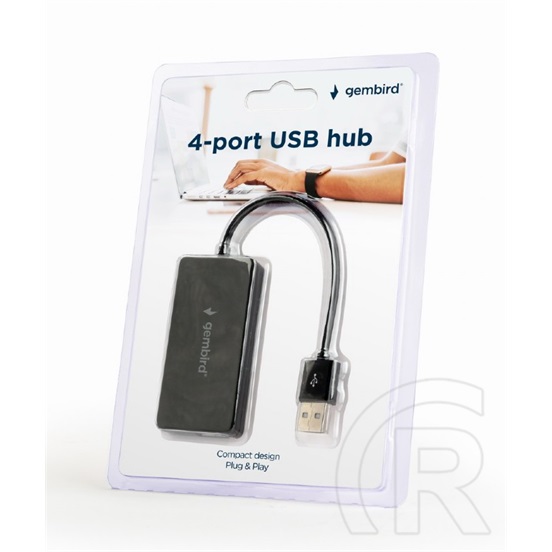 Gembird USB 2.0 HUB (4 port, passzív)