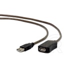 Gembird USB 2.0 aktív hosszabbító kábel 10 m