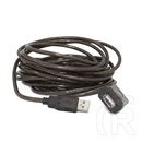 Gembird USB 2.0 aktív hosszabbító kábel 10 m