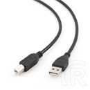 Gembird USB 2.0 kábel  (A-B, 1,8 m, fekete)