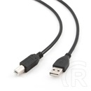 Gembird USB 2.0 kábel  (A dugó / B dugó, 1,8 m, fekete)