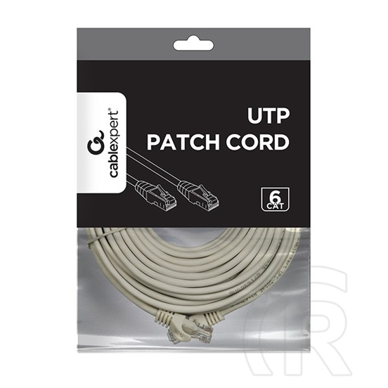 Gembird UTP CAT6 patch kábel 10 m (szürke)