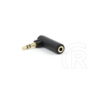 Gembird jack adapter M/F (3,5 mm, 90°)