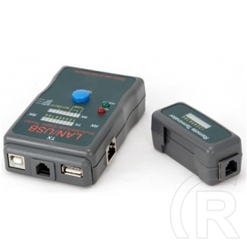 Gembird kábel teszter (RJ45/RJ11/USB AA/AB)
