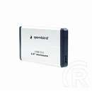 Gembird külső ház (2,5" SATA, USB 3.0, fekete-fehér)