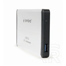 Gembird külső ház (2,5" SATA, USB 3.0, fekete-fehér)
