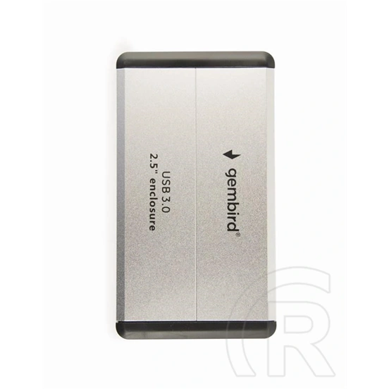 Gembird külső ház (2,5" SATA, USB 3.0, fekete-fehér)