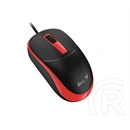 Genius DX-123 vezetékes egér (fekete/piros)
