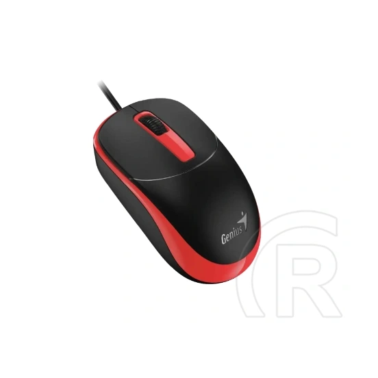 Genius DX-123 vezetékes egér (fekete/piros)